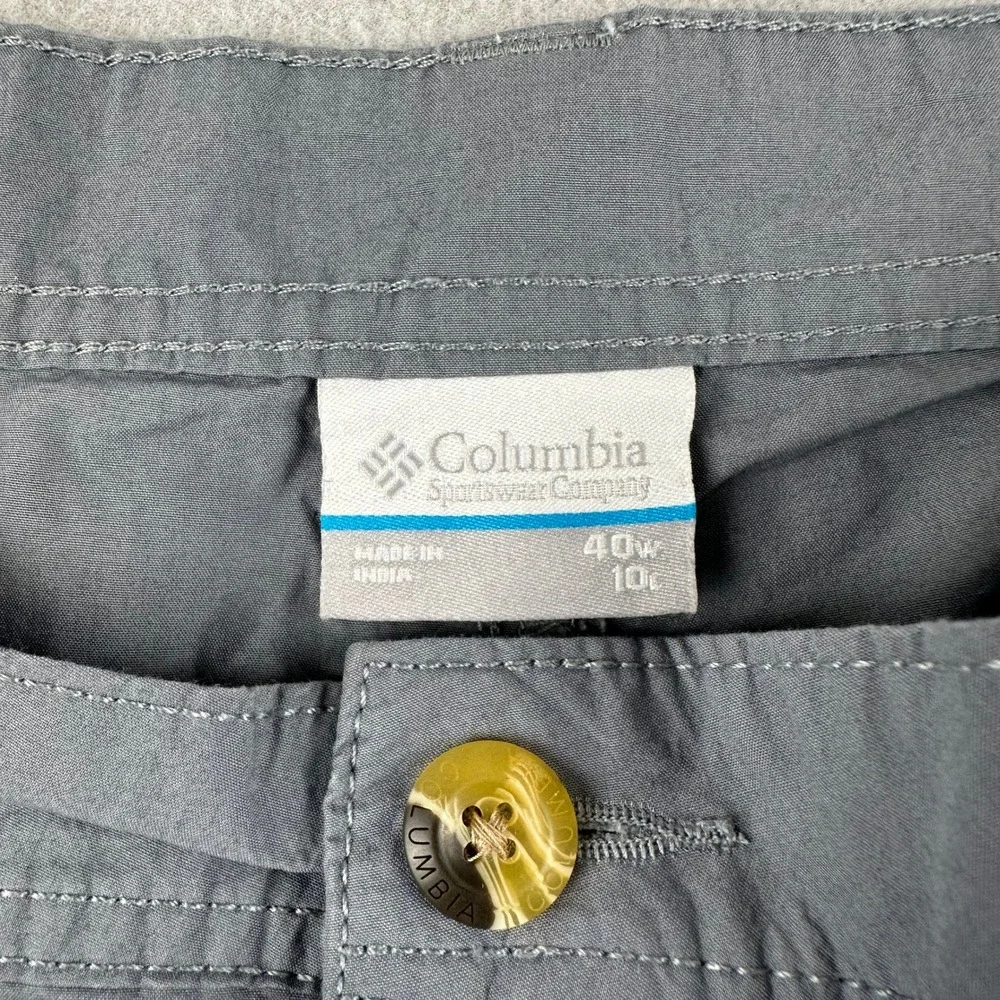 Columbia Shorts Mens 40 Grey Cotton Casual Outdoor Hiking AM4471 Regular Fit